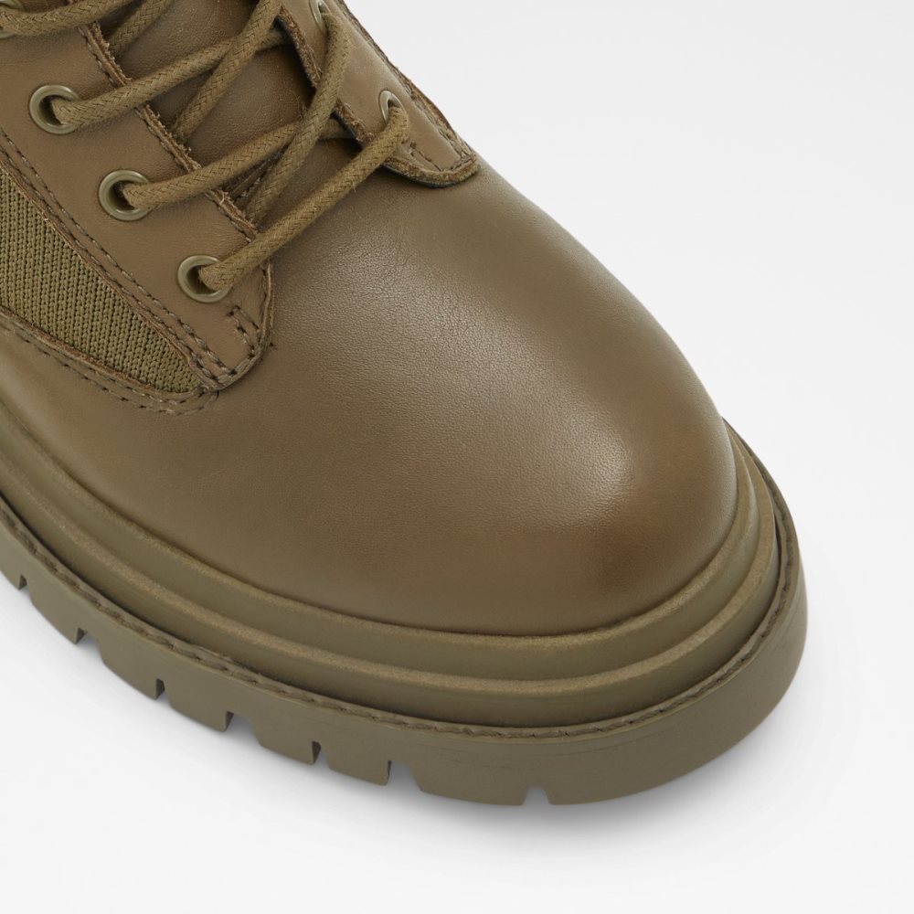 Khaki Aldo Reflow-w - Lug Sole Combat Boots | 15LFAWSMZ