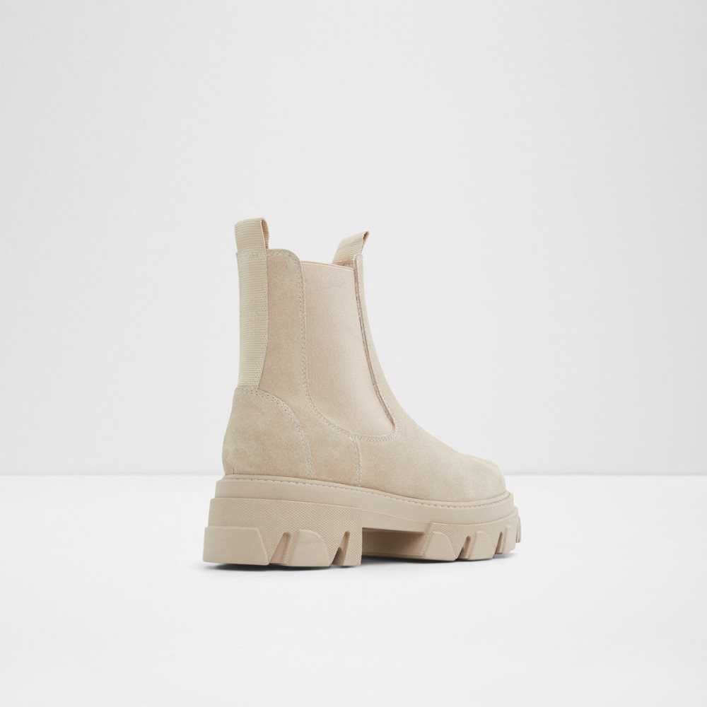 Light Beige Aldo Bigtrek - Lug Sole Chelsea Boots | 31WZENCXQ