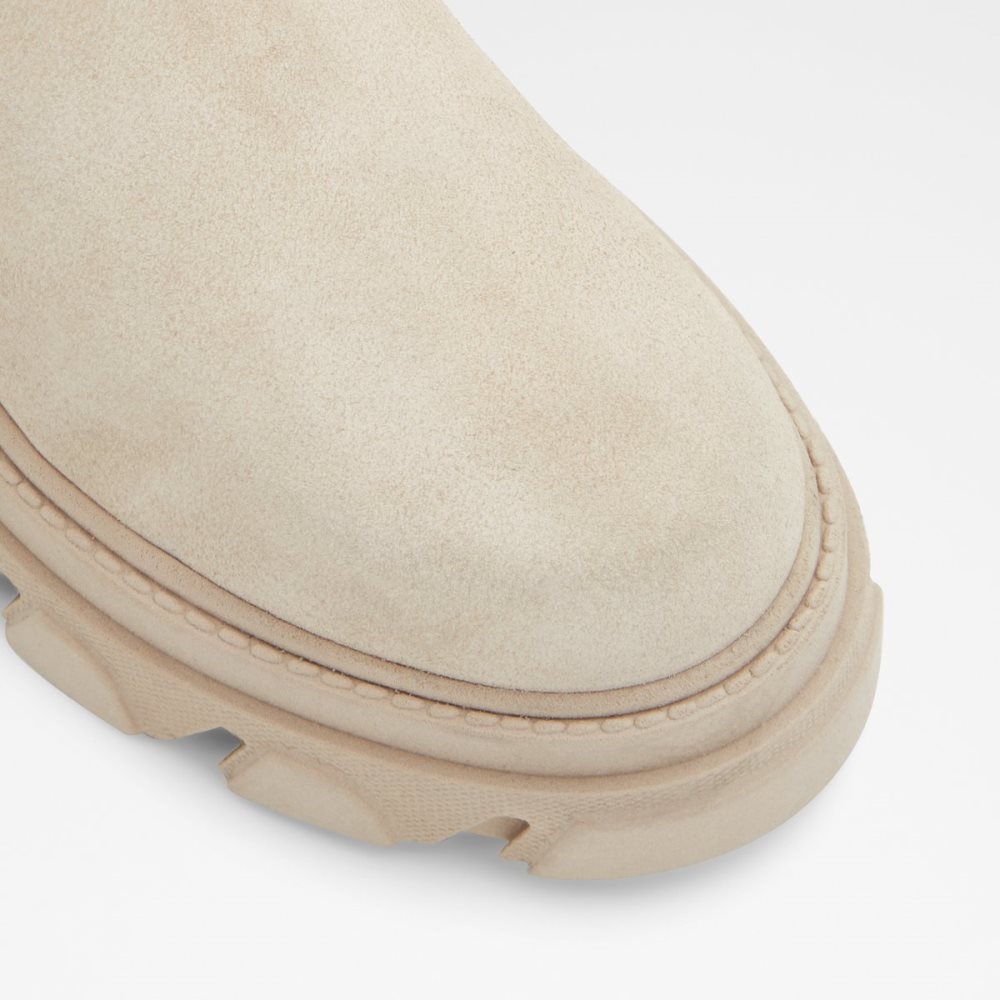 Light Beige Aldo Bigtrek - Lug Sole Chelsea Boots | 31WZENCXQ