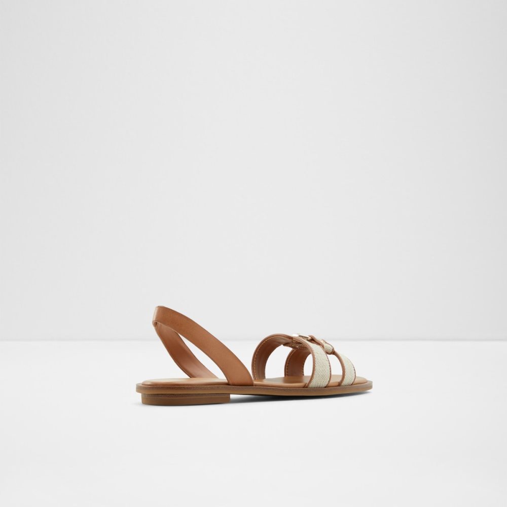 Light Beige Aldo Fandra Sling Back Sandal Sandals | 93DFGJRHW