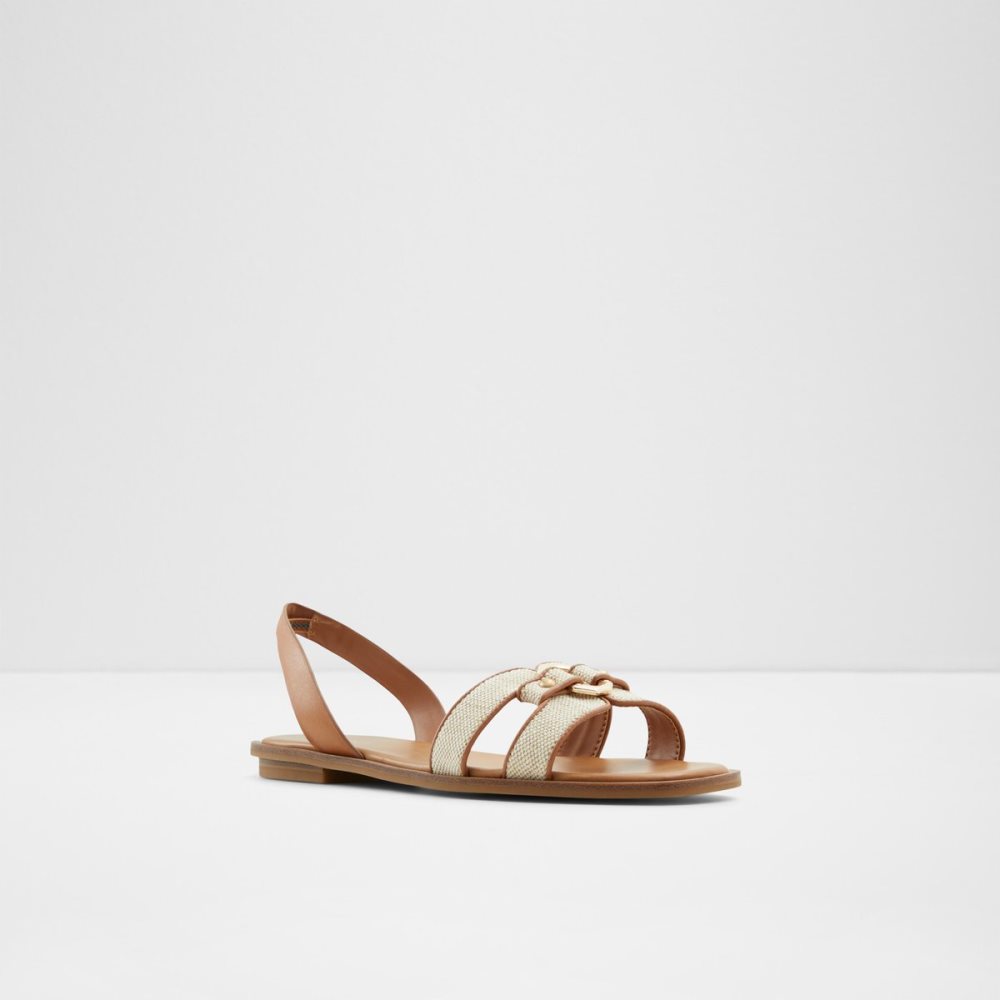 Light Beige Aldo Fandra Sling Back Sandal Sandals | 93DFGJRHW