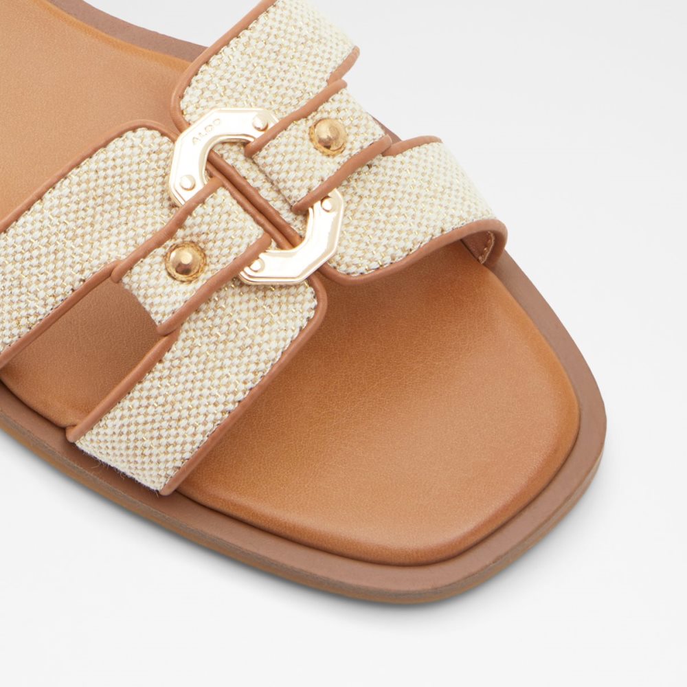 Light Beige Aldo Fandra Sling Back Sandal Sandals | 93DFGJRHW