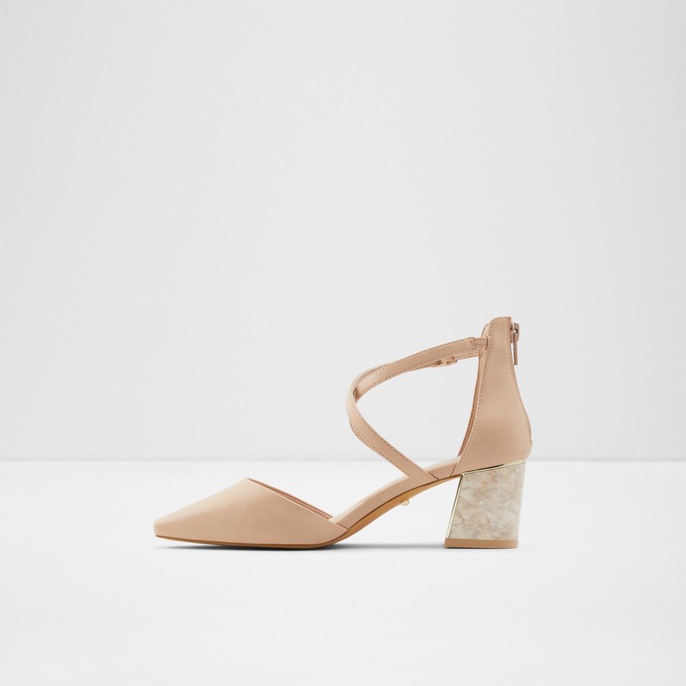 Light Beige Aldo Grarwen High - Block Heels | 46JCRBTOY