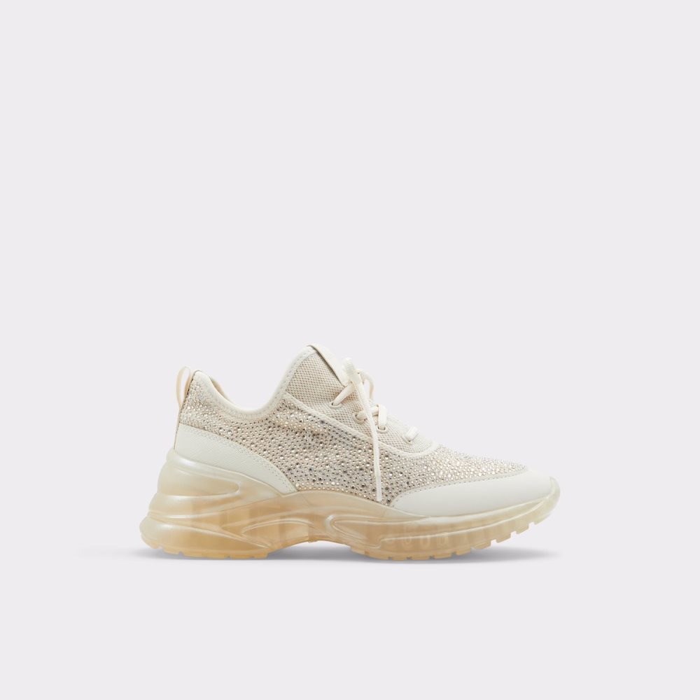 Light Beige Aldo Twilight Wedge - Jogger Sole Sneakers | 24YUPWOKX