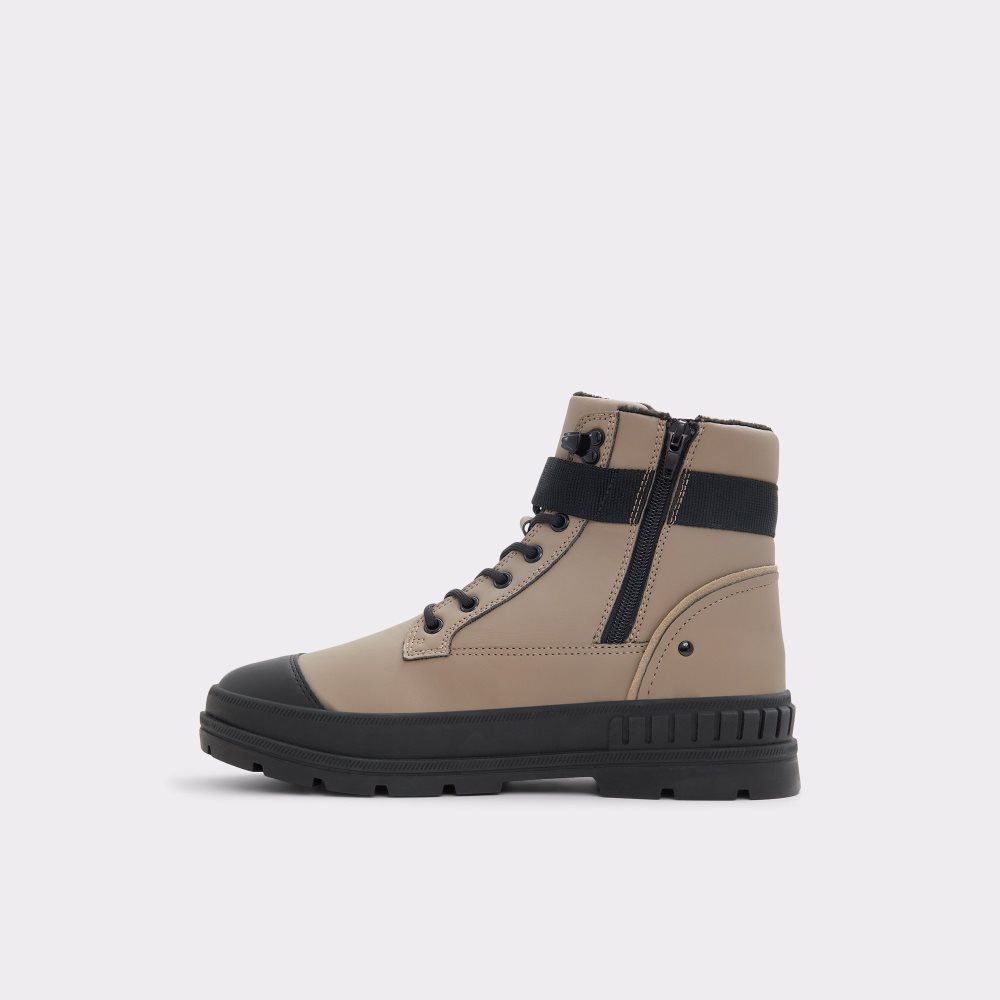 Light Beige Aldo Yonathan-wp Lace-up - Cup Sole Rain Boots | 86AIORXJZ