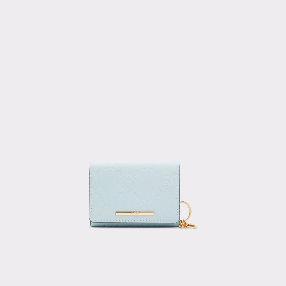 Light Blue Aldo Iconipouch Wallets | 87DEFVRGI