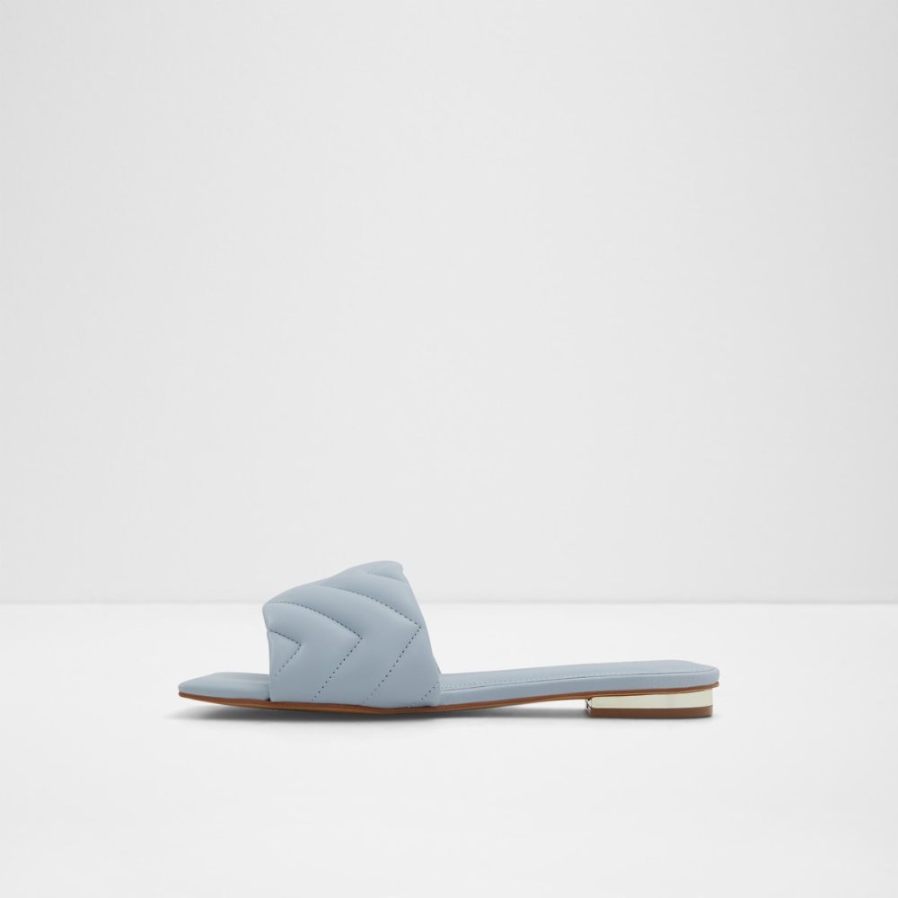 Light Blue Aldo Moniq Slide Sandal Sandals | 64XWMGBPT