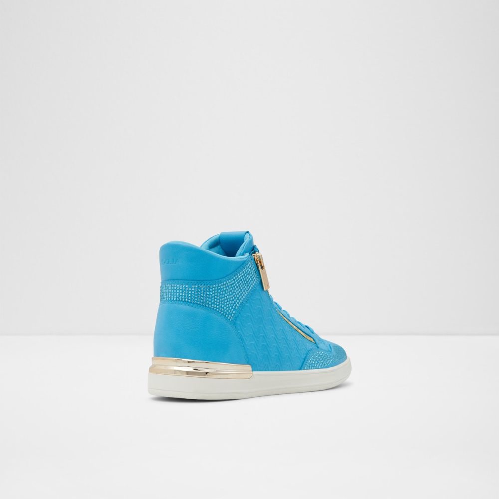 Light Blue Aldo Sauerbergg High Top Sneakers | 59PGRQHDF