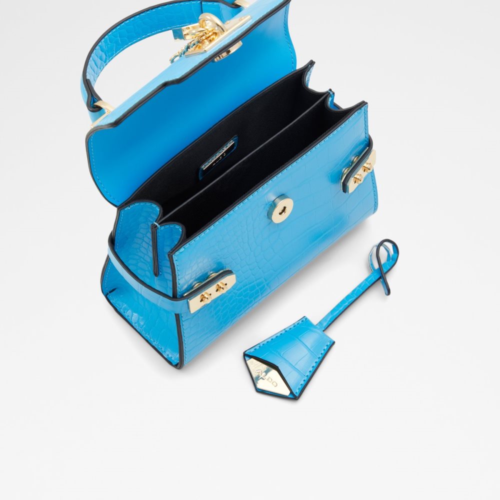 Light Blue Aldo Vontessa Top Handle Handbag | 07OXILSVR