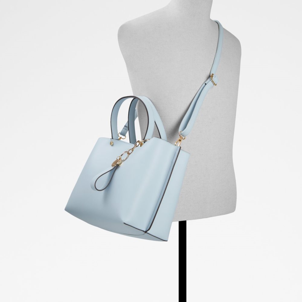 Light Blue Aldo Wawiellx Tote Bags | 14UCVWFLH