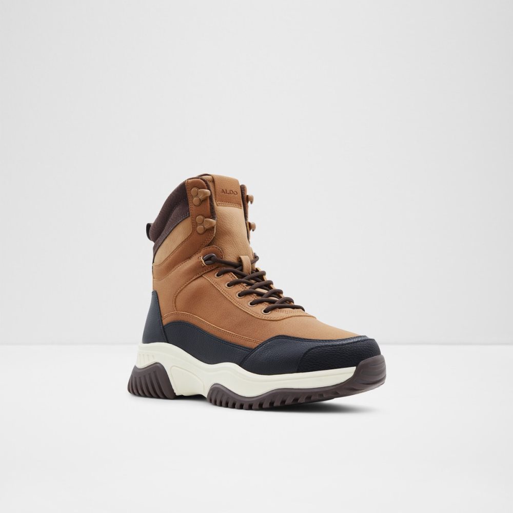 Light Brown Aldo Mountrock High Top - Jogger Sole Rain Boots | 17CIBTARN