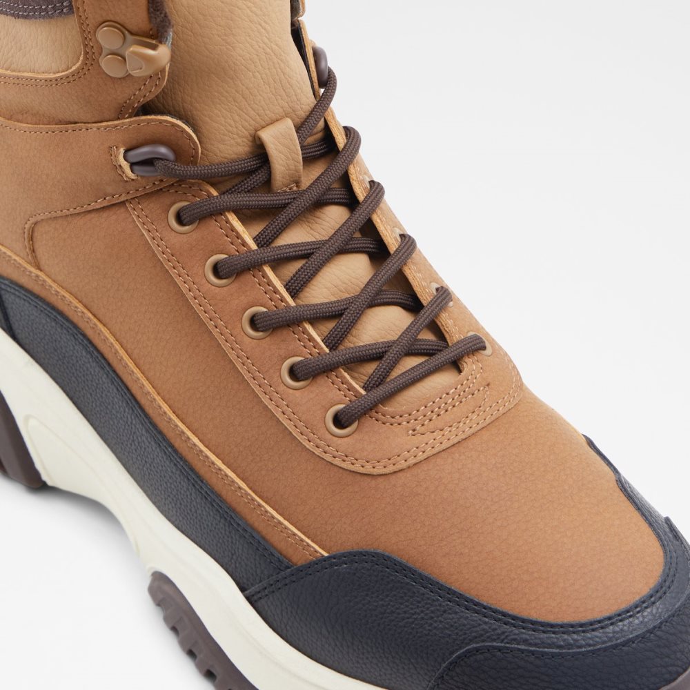 Light Brown Aldo Mountrock High Top - Jogger Sole Rain Boots | 17CIBTARN