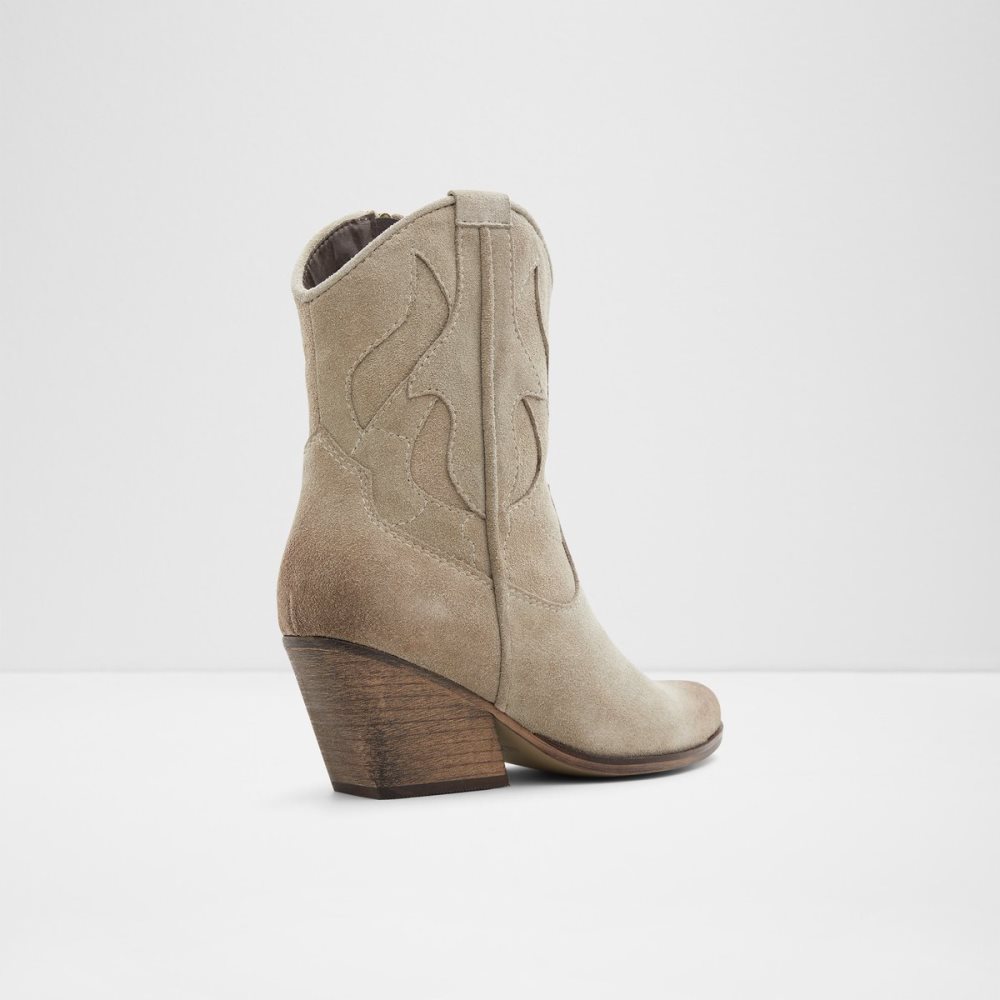 Light Brown Aldo Ulerani Western Ankle Boots | 82IDEKQVJ