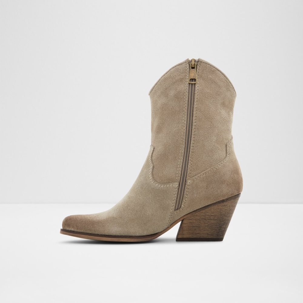 Light Brown Aldo Ulerani Western Ankle Boots | 82IDEKQVJ