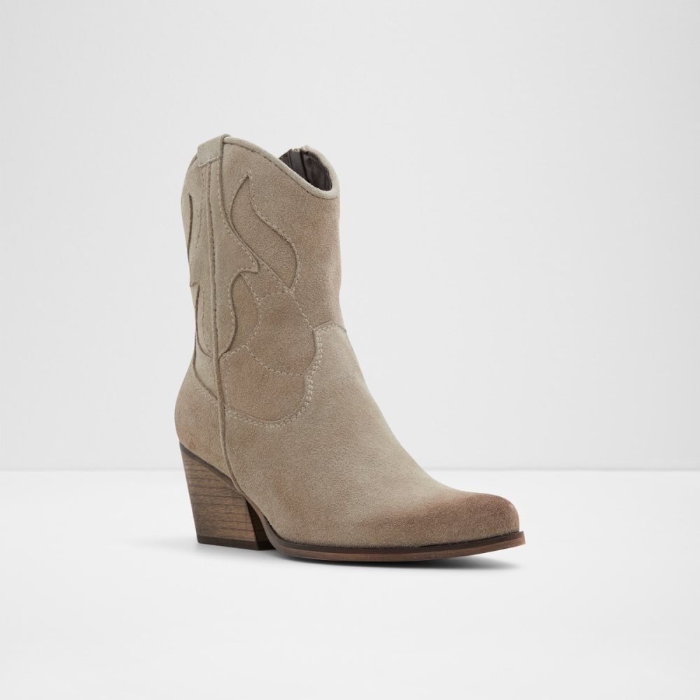 Light Brown Aldo Ulerani Western Ankle Boots | 82IDEKQVJ