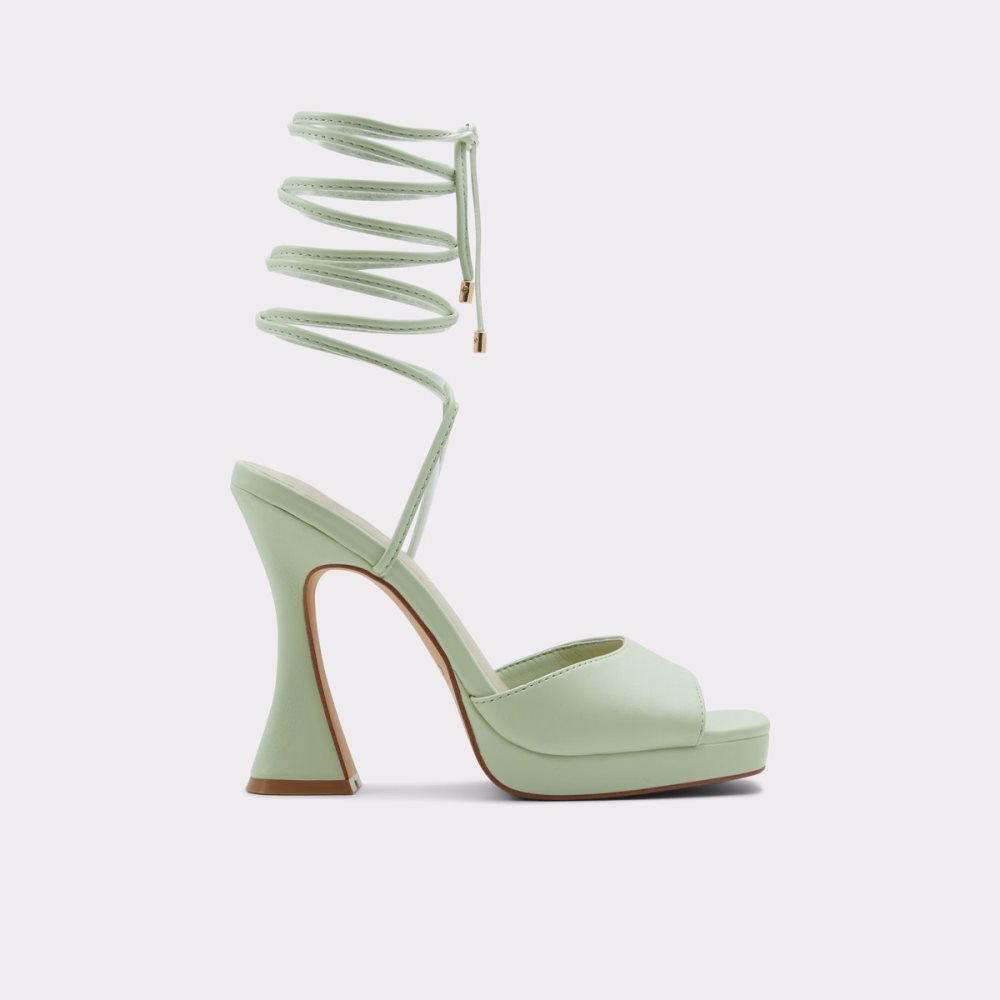 Light Green Aldo Daphnee High Sandal - Block Heels | 30NOAMPSF