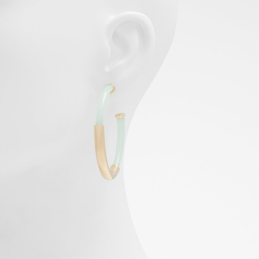 Light Green Aldo Giondra Hoop Earrings | 48TSNZKYV