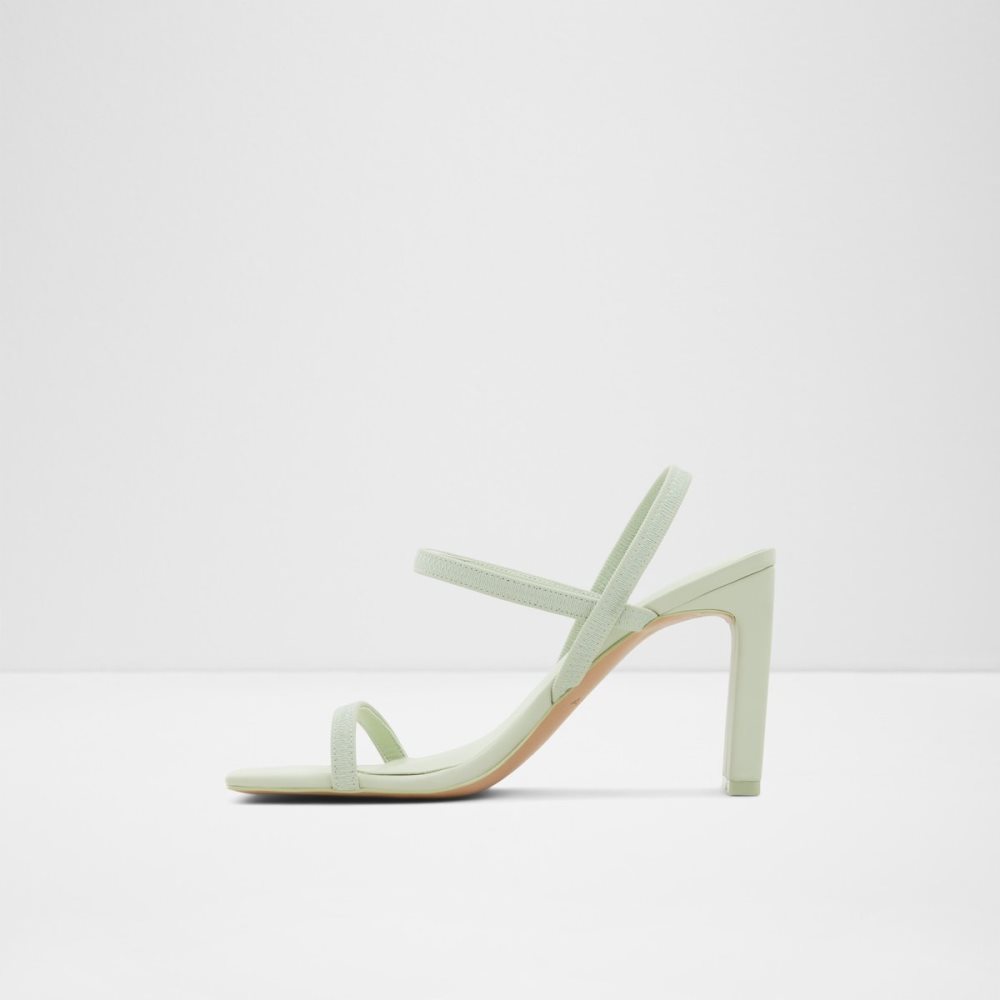 Light Green Aldo Okurr Strappy High Sandal - Block Heels | 81YLCQUAX