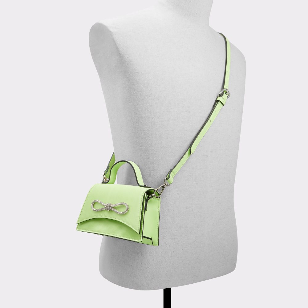 Light Green Aldo Papioni Top Handle Handbag | 92CJBLFXQ