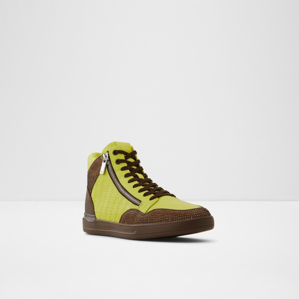 Light Green Aldo Sauerbergg High Top - Cup Sole Sneakers | 26IOBNJFW