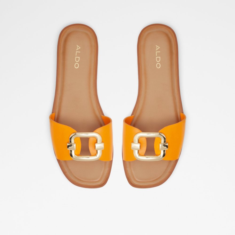 Light Orange Aldo Glaeswen Slide Sandal Sandals | 79BMJISQN