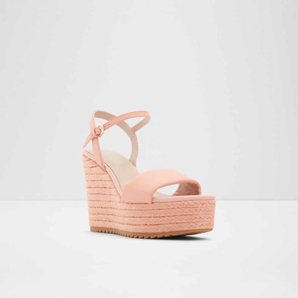 Light Orange Aldo Jeigh Wedge Sandal - Wedge Sandals | 29MTQPRJG