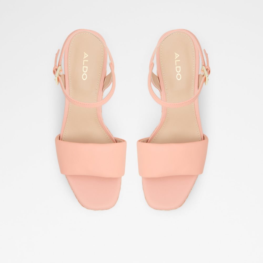 Light Orange Aldo Jeigh Wedge Sandal - Wedge Sandals | 29MTQPRJG