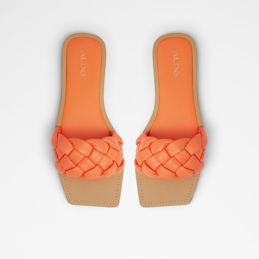 Light Orange Aldo Poets Slide Sandal Sandals | 60CIBHLRM