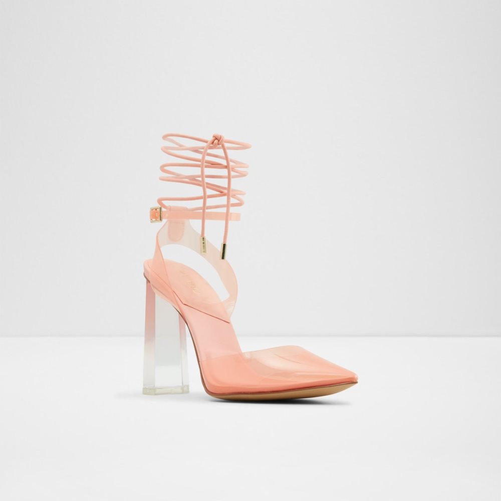 Light Orange Aldo Tilah Strappy Heeled - Heels | 28RUWGCFA