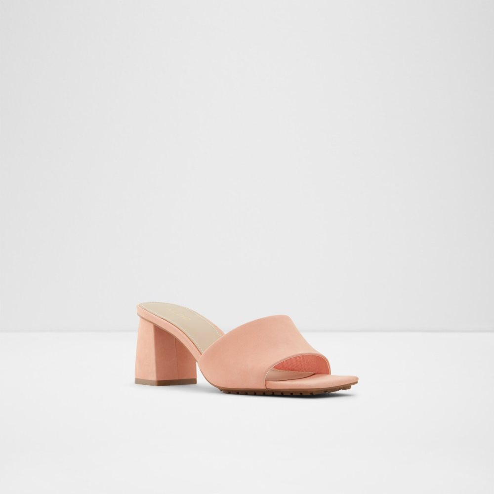 Light Orange Aldo Velalith High Sandal - Block Heels | 61IJOMUFP