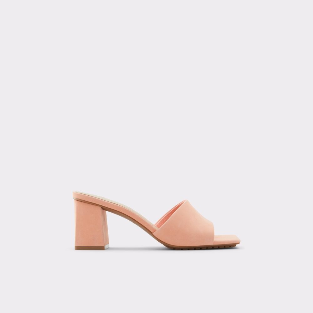 Light Orange Aldo Velalith High Sandal - Block Heels | 61IJOMUFP