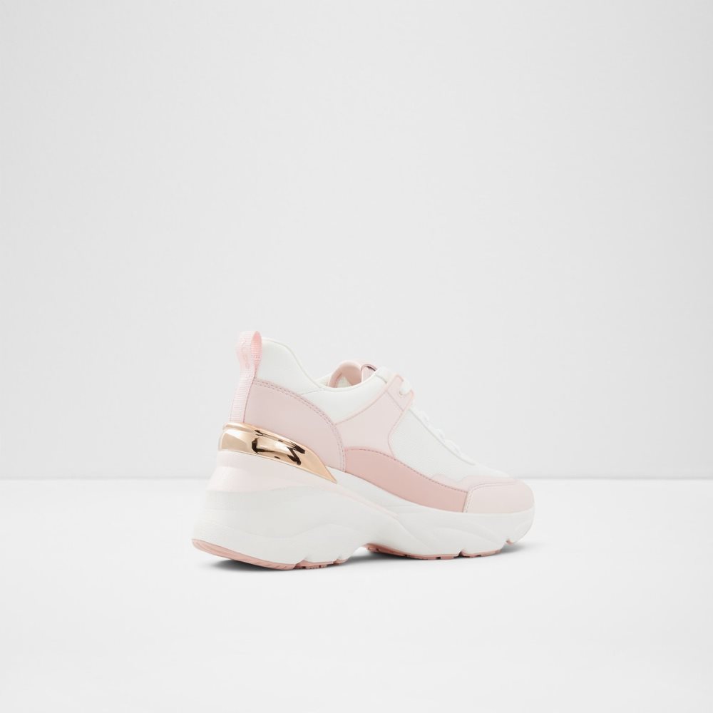 Light Pink Aldo Azuria Wedge - Jogger Sole Sneakers | 90QMXWZUS