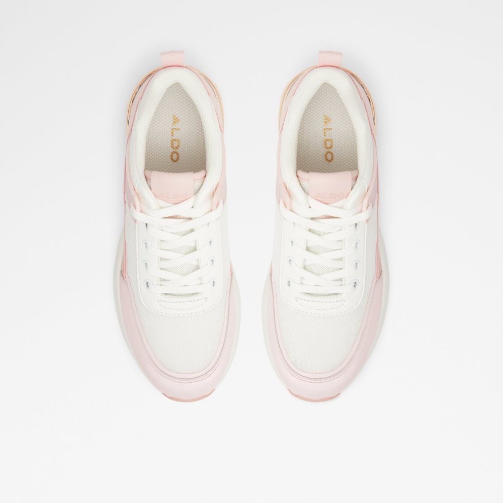 Light Pink Aldo Azuria Wedge - Jogger Sole Sneakers | 90QMXWZUS