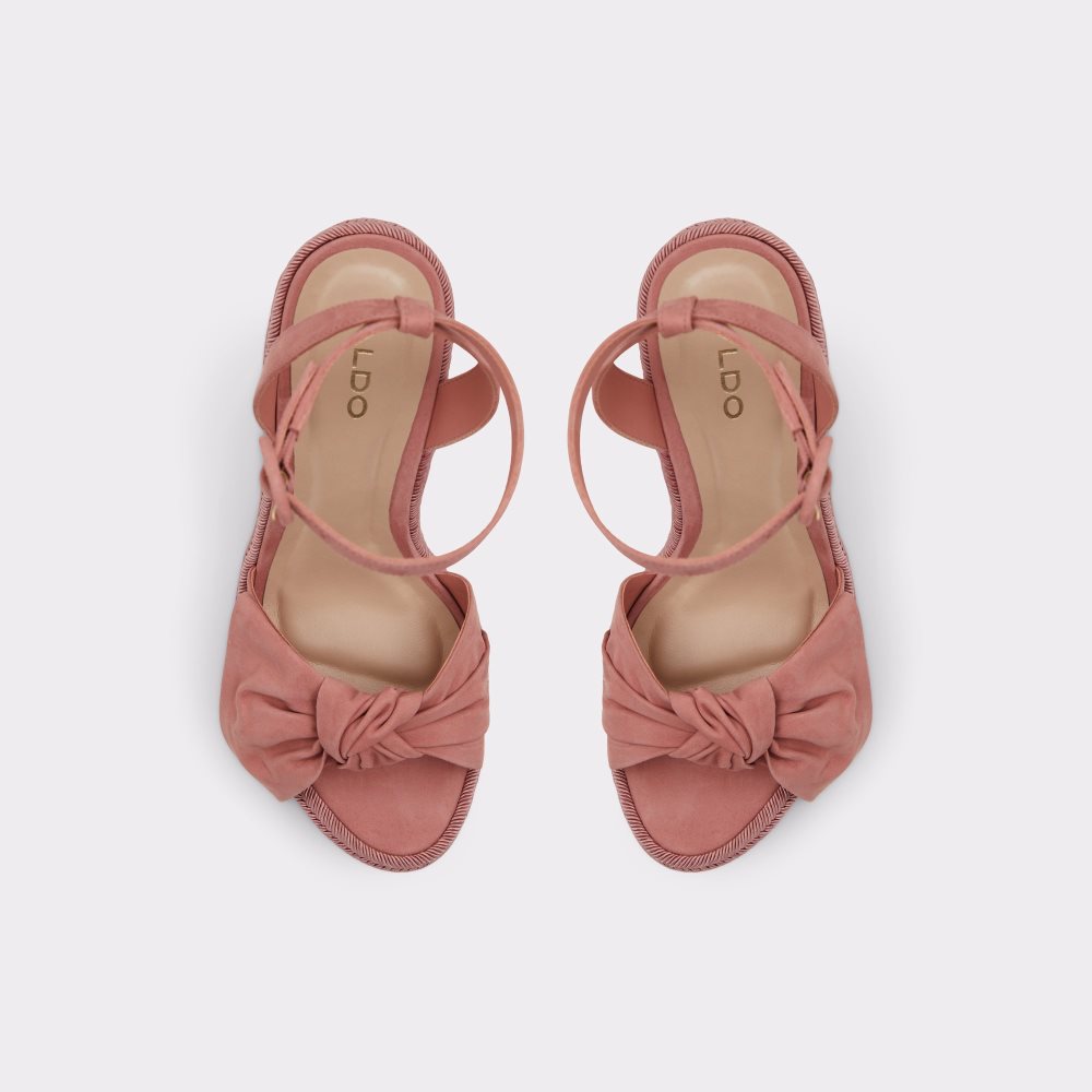 Light Pink Aldo Besch Wedge Sandal - Wedge Sandals | 24QNYHSIV