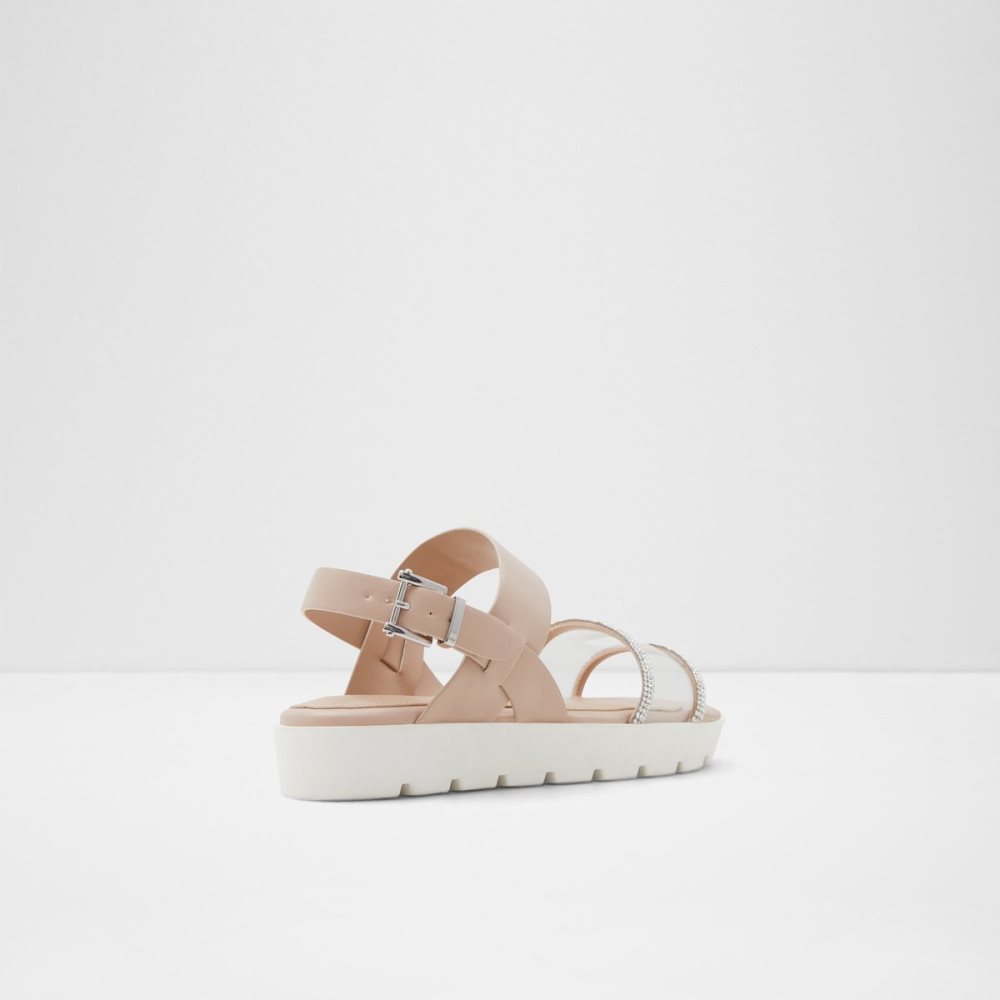 Light Pink Aldo Hailey Flat Sandal - Lug Sole Sandals | 46VIEJSFX