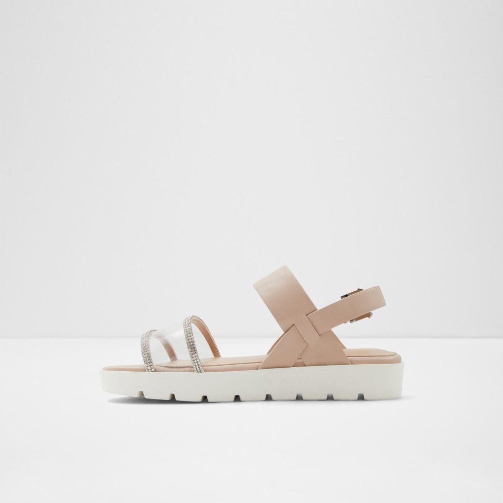 Light Pink Aldo Hailey Flat Sandal - Lug Sole Sandals | 46VIEJSFX