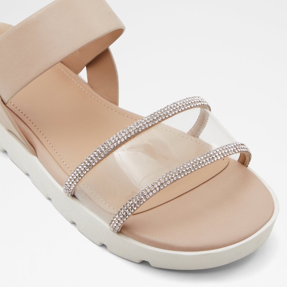 Light Pink Aldo Hailey Flat Sandal - Lug Sole Sandals | 46VIEJSFX