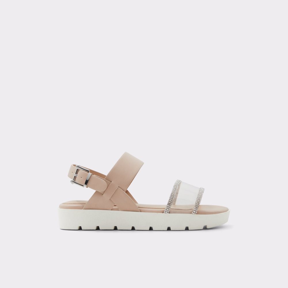 Light Pink Aldo Hailey Flat Sandal - Lug Sole Sandals | 46VIEJSFX