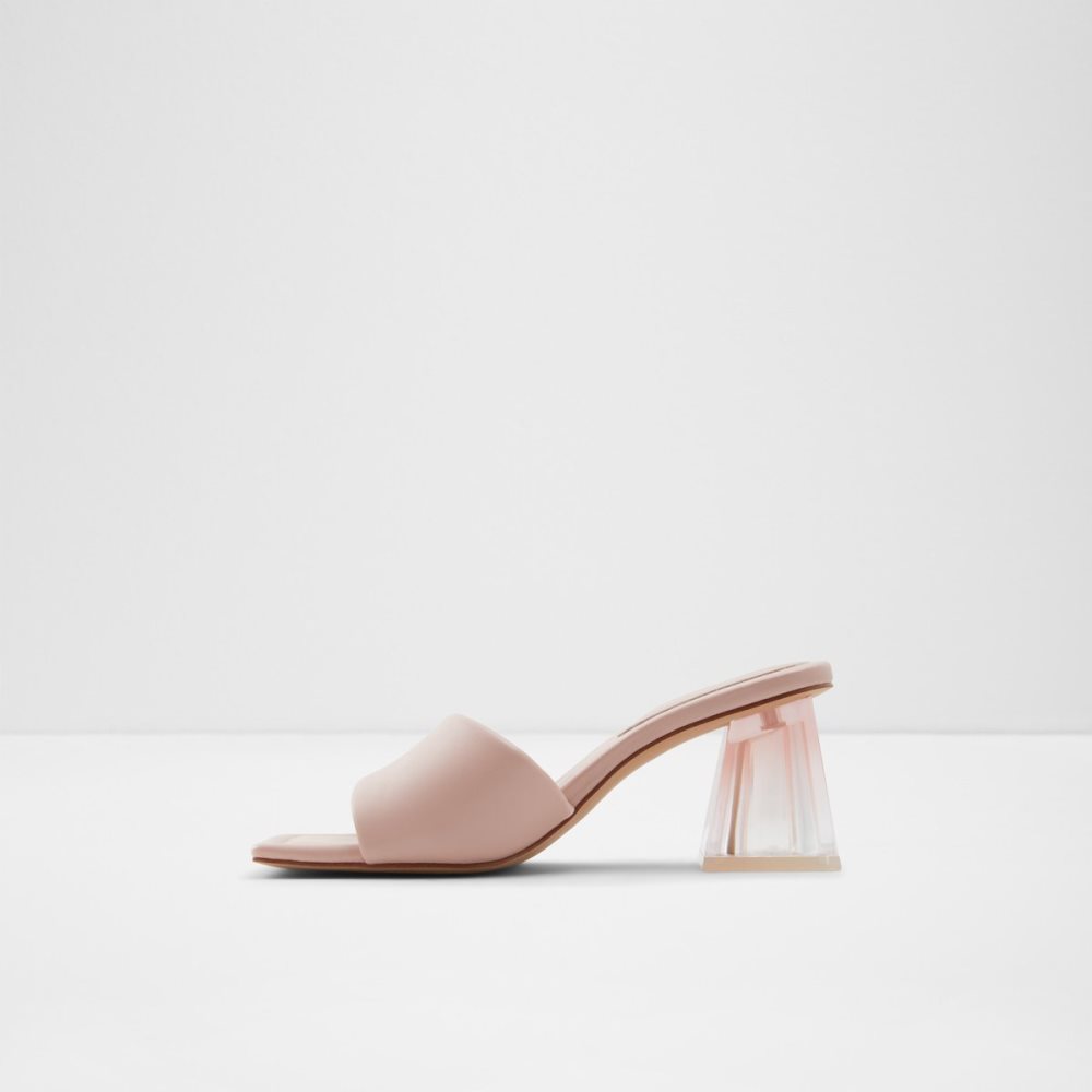 Light Pink Aldo Kylah High Sandal - Block Heels | 32ALBUTEH