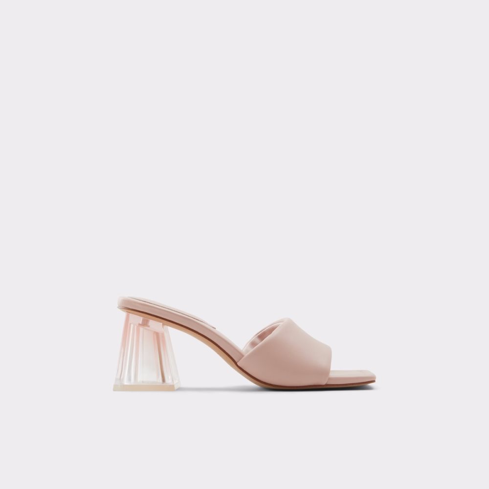 Light Pink Aldo Kylah High Sandal - Block Heels | 32ALBUTEH