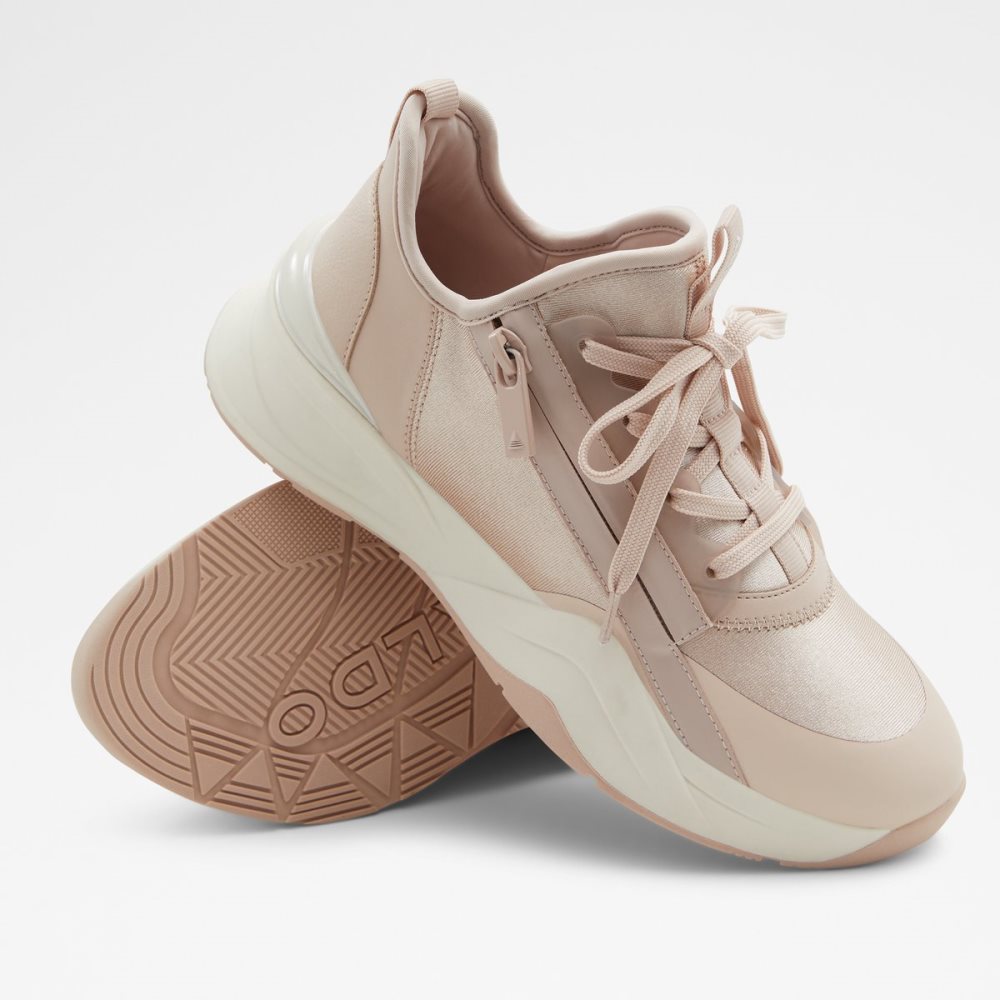 Light Pink Aldo Labedar Wedge - Jogger Sole Sneakers | 26RSFTKJP