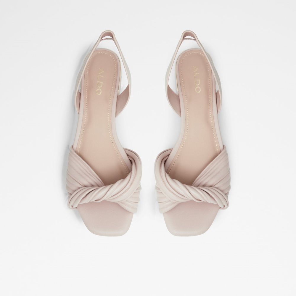 Light Pink Aldo Nabila Slide Sandal Block Heels | 08JDTLXAV