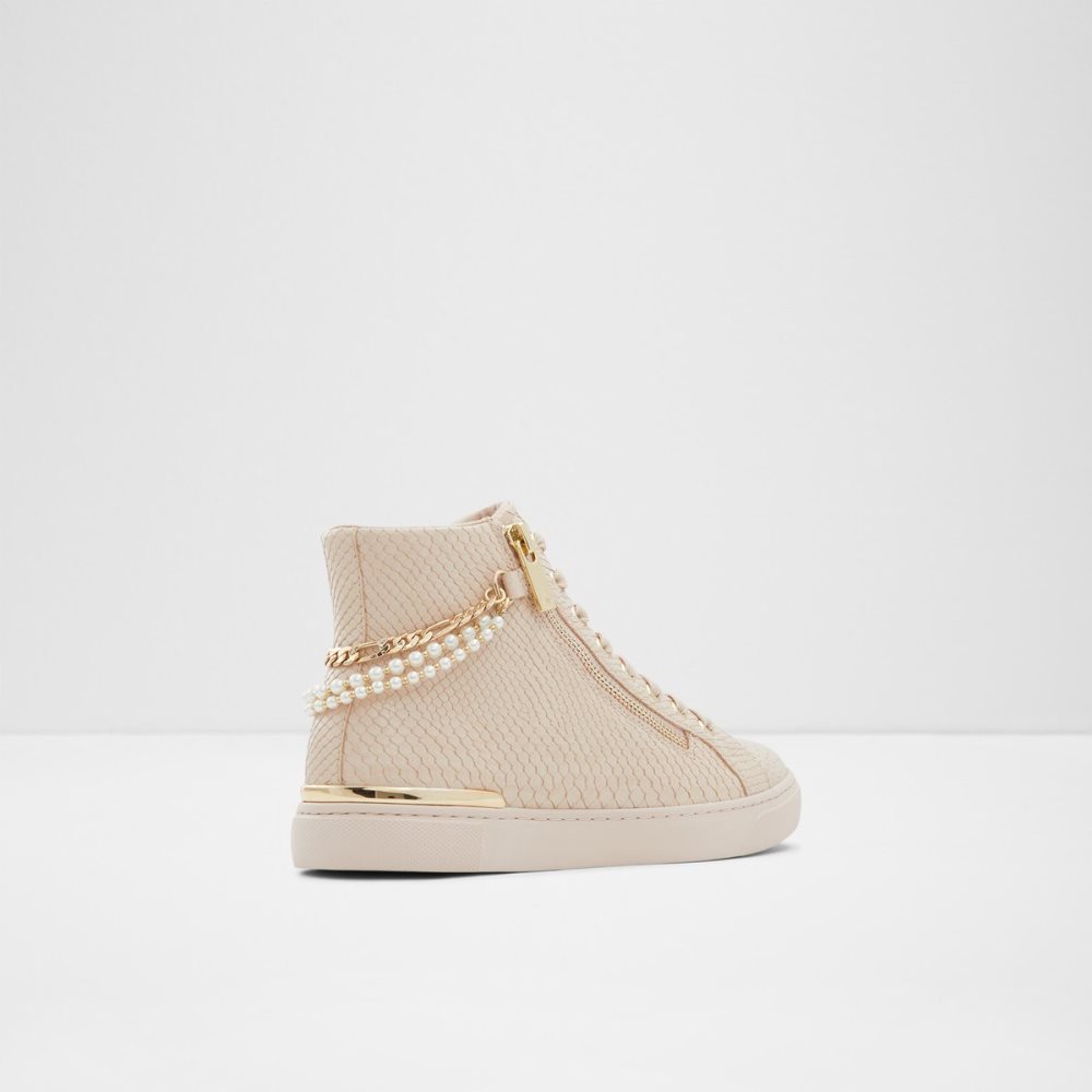 Light Pink Aldo Perola High Top Sneakers | 62VENXZPQ