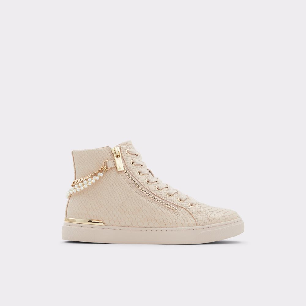 Light Pink Aldo Perola High Top Sneakers | 62VENXZPQ