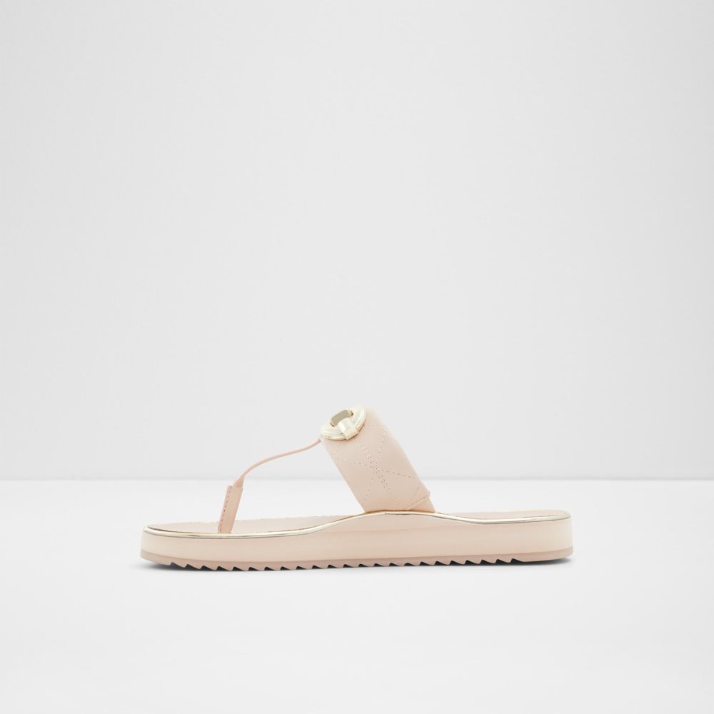 Light Pink Aldo Searene Thong Sandal Sandals | 34FHAVTYO