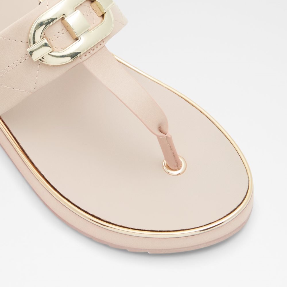 Light Pink Aldo Searene Thong Sandal Sandals | 34FHAVTYO