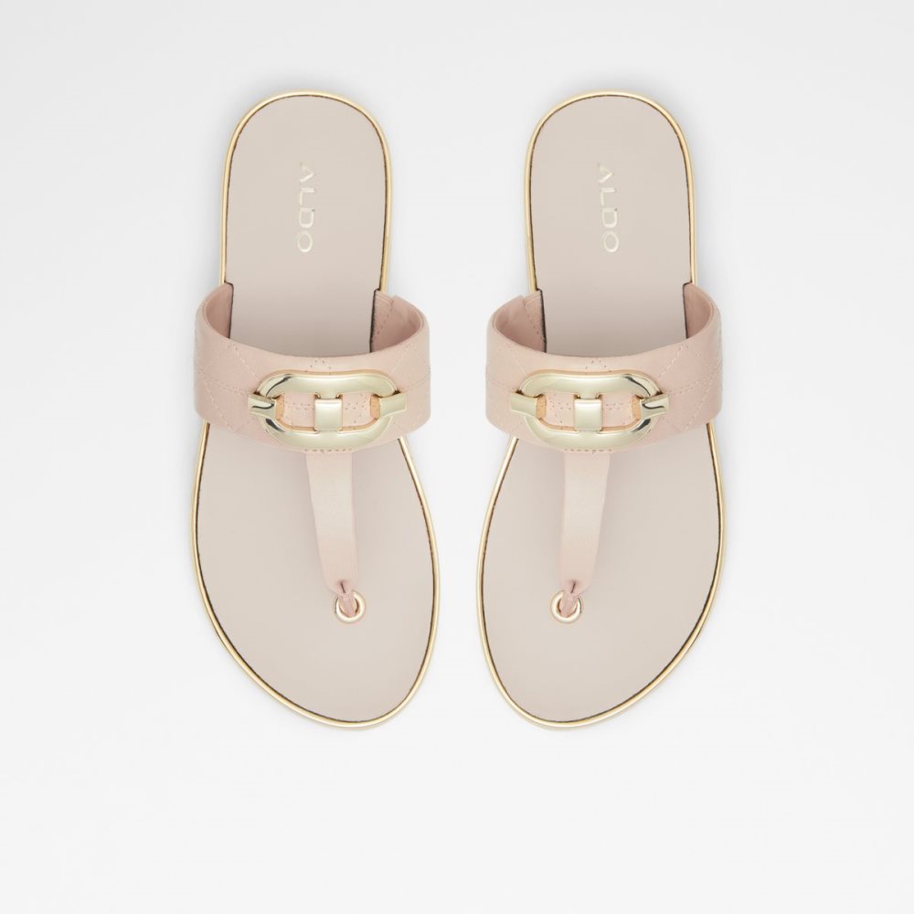 Light Pink Aldo Searene Thong Sandal Sandals | 34FHAVTYO