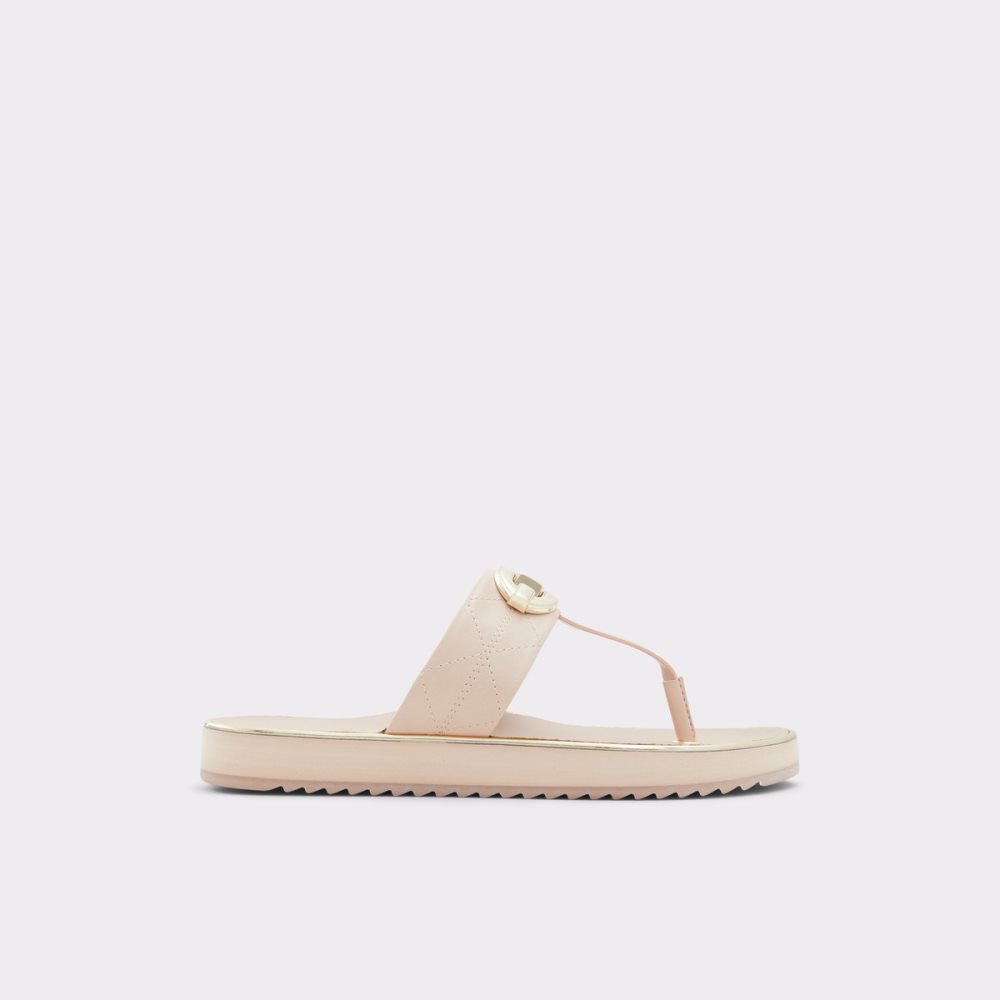 Light Pink Aldo Searene Thong Sandal Sandals | 34FHAVTYO