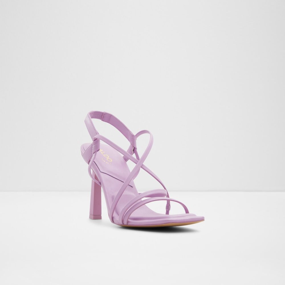 Light Purple Aldo Amilia Strappy Heeled Sandal Sandals | 01XUPMNKV