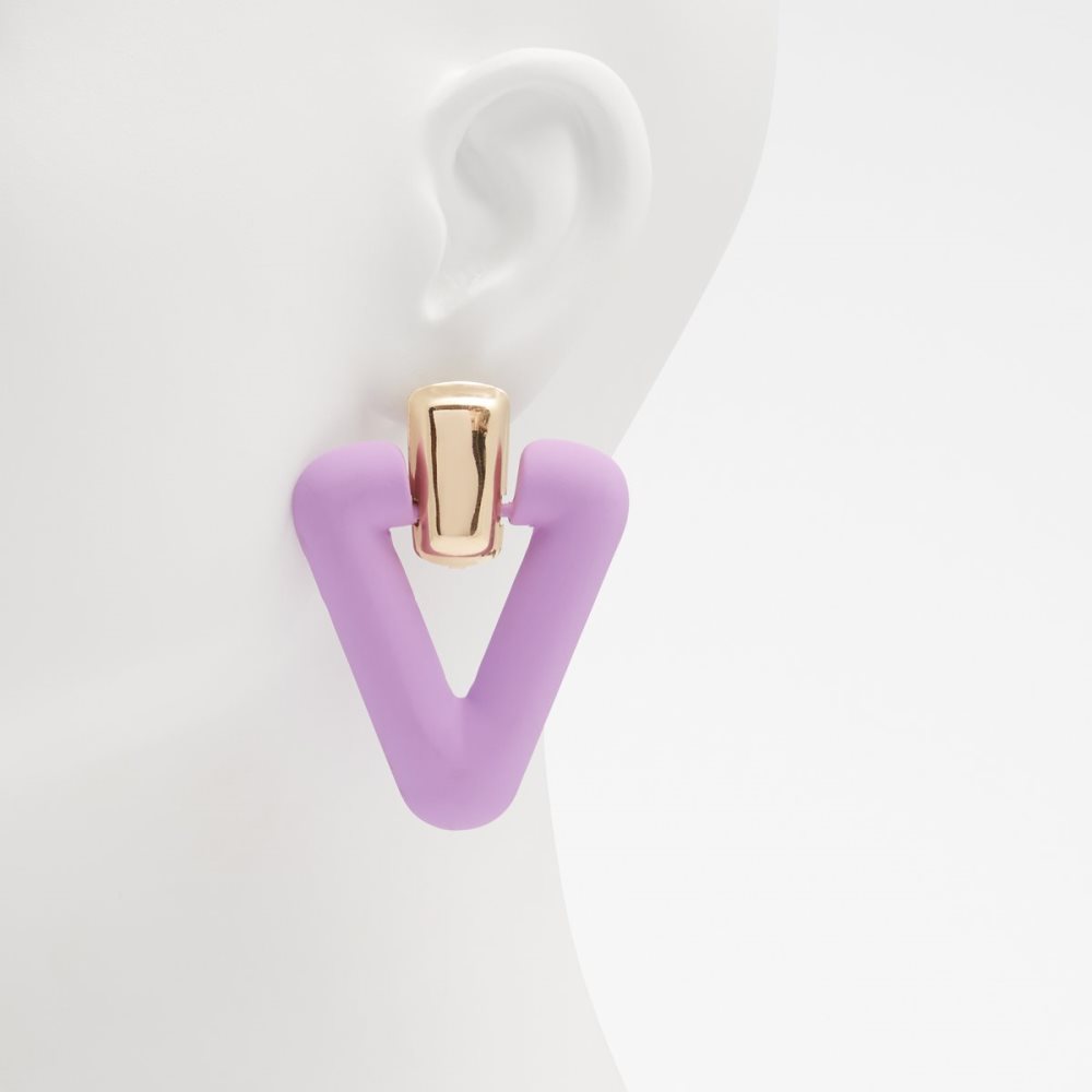 Light Purple Aldo Gilide Earrings | 09KPFAUBT